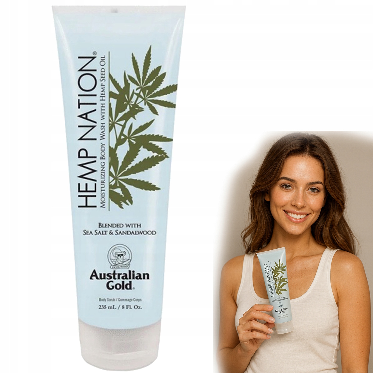 Čistící a hydratační Sprchový Gel Australian Gold Hemp Nation