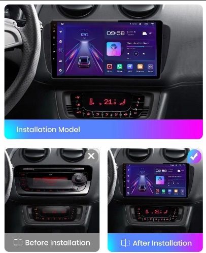 Rádio Seat Ibiza 6J Android GPS WIFI USB BT NAVI za 5048 Kč - Allegro