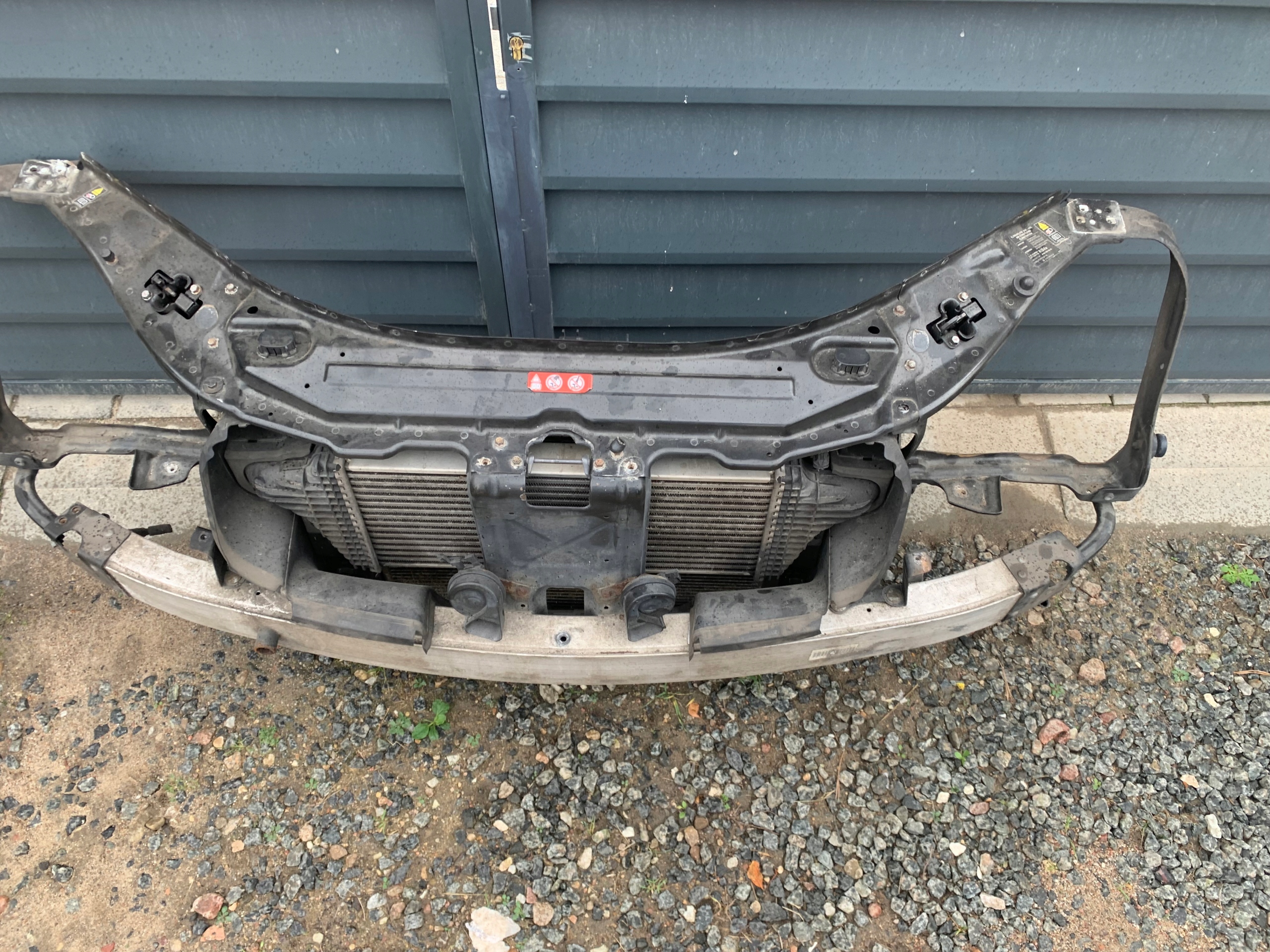 support panel for radiators pillar iron radiator MERCEDES W251 3.0 CDI