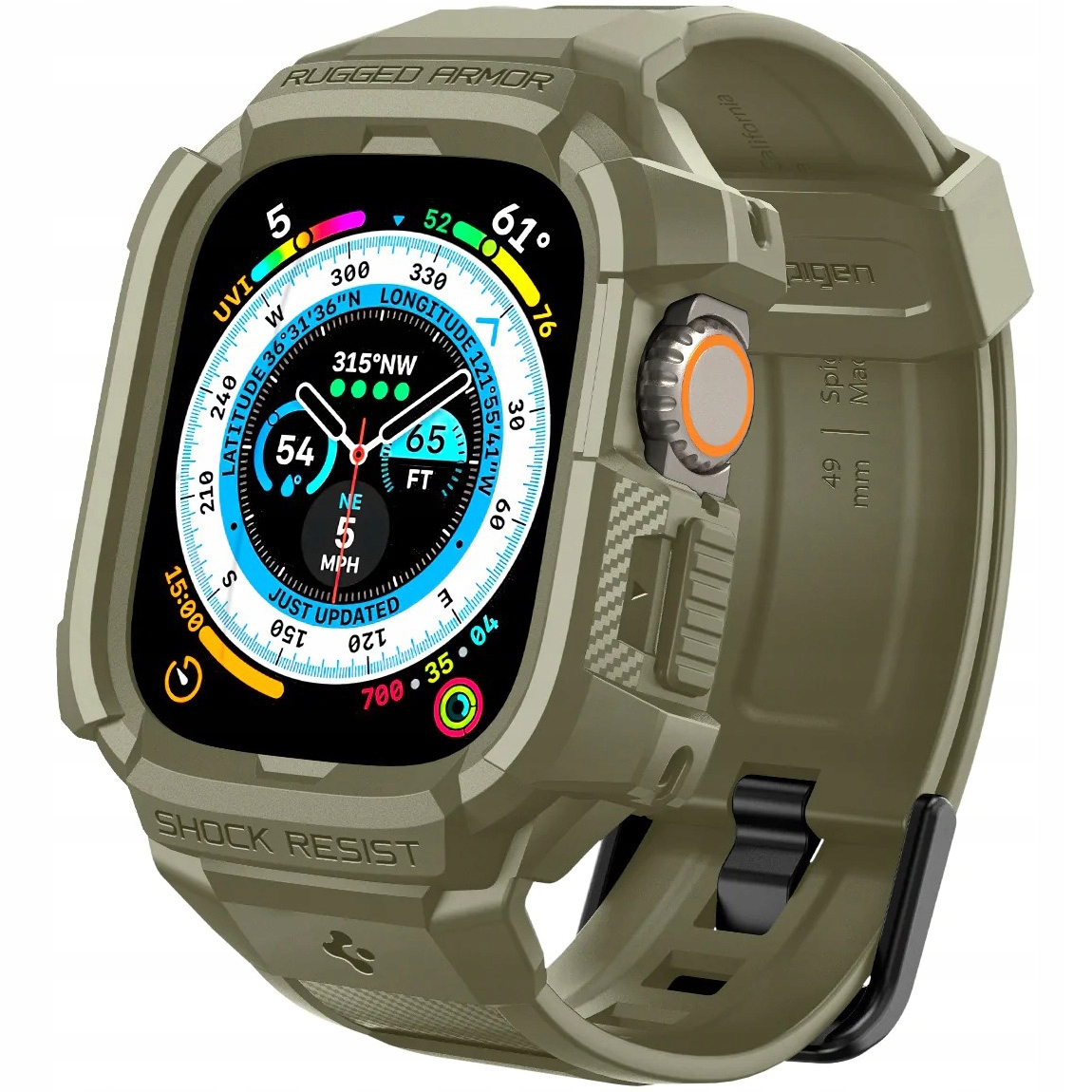 

Etui +pasek do Apple Watch Ultra 49 Spigen Rugged