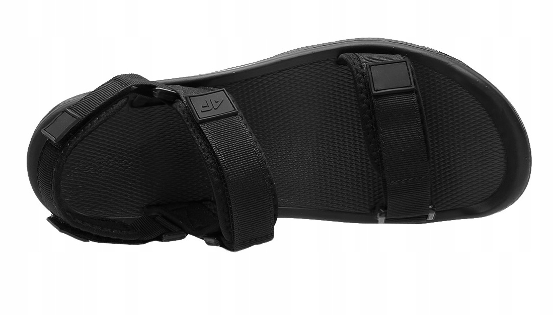 Sandały męskie 4F SAM001 sportowe czarne 43 Rozmiar 43