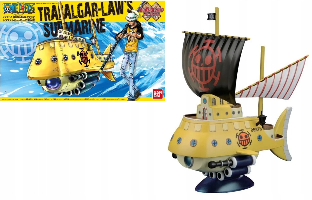 Jednokusný Model stavebnice Loď Ponorka Trafalgar Law