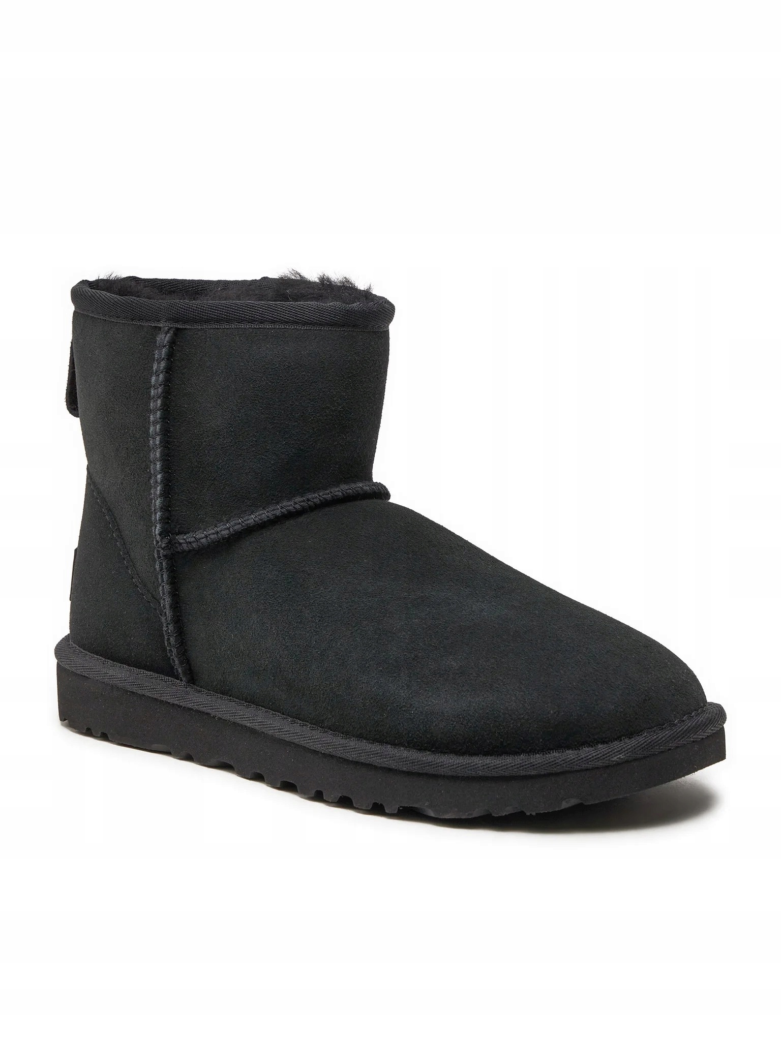 Ugg Dámské Černé Kožené Nazouvací Sněhule 38 2_A
