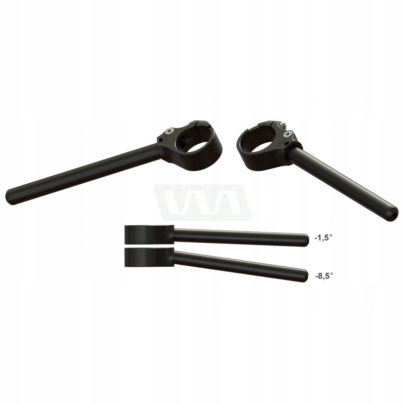 Volant 50 mm Clip-on Womet-tech Regulácia Yamaha R1 R6 Honda CBR1000RR