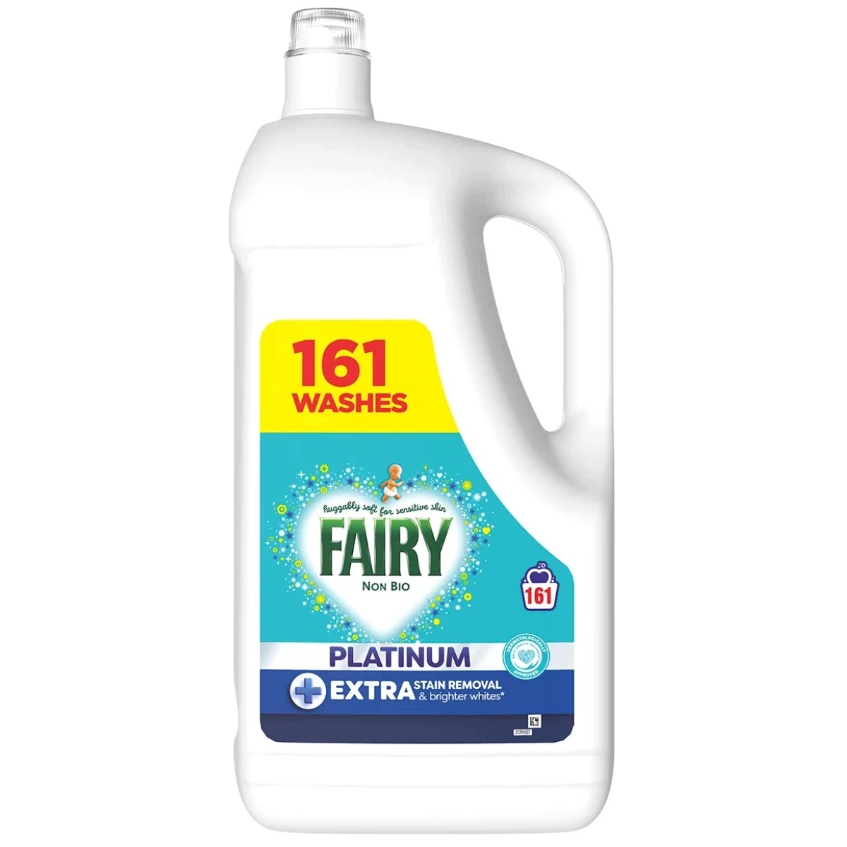 Fairy Non Bio Platinum Płyn do prania z odplamiaczem 161 pran 4,99L