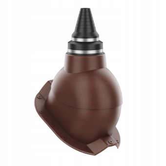 Anténní Přechod Pro Trapézové Plechy T35 Světle Hnědý Ral 8017