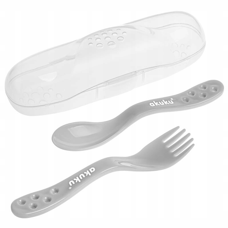 

Akuku Zestaw Sztućców Widelec Łyżeczka Etui