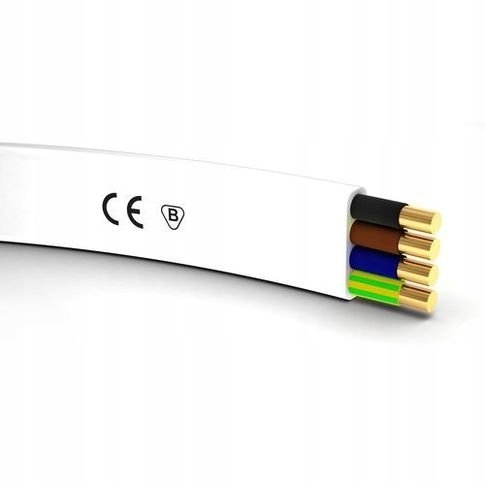 

Przewód Kabel Płaski YDYp 4x1,5 750V 1m Elpar