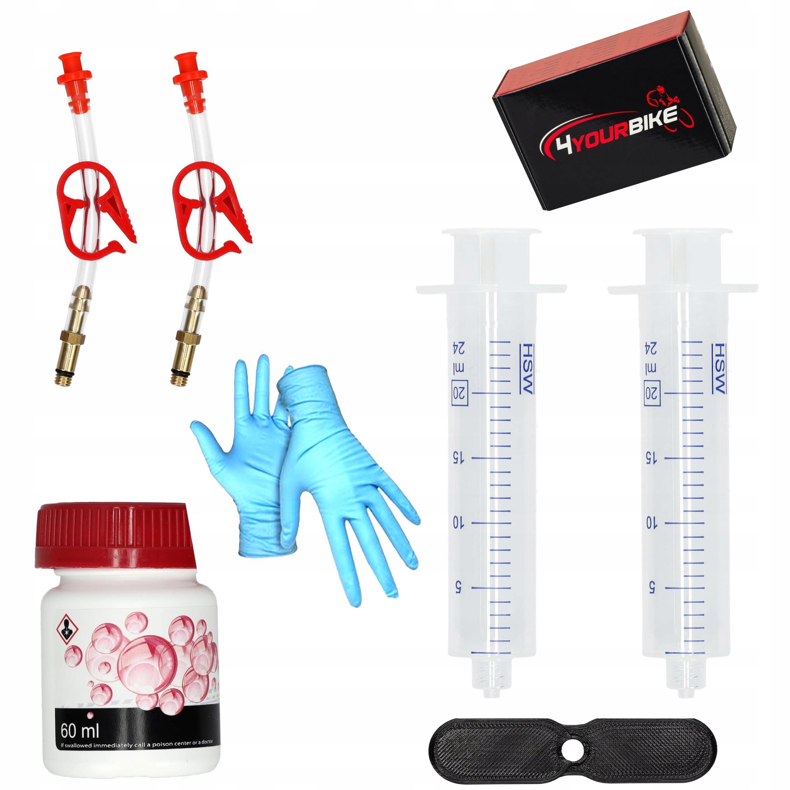 Zestaw do odpowietrzania hamulców HAYES RADAR + ol