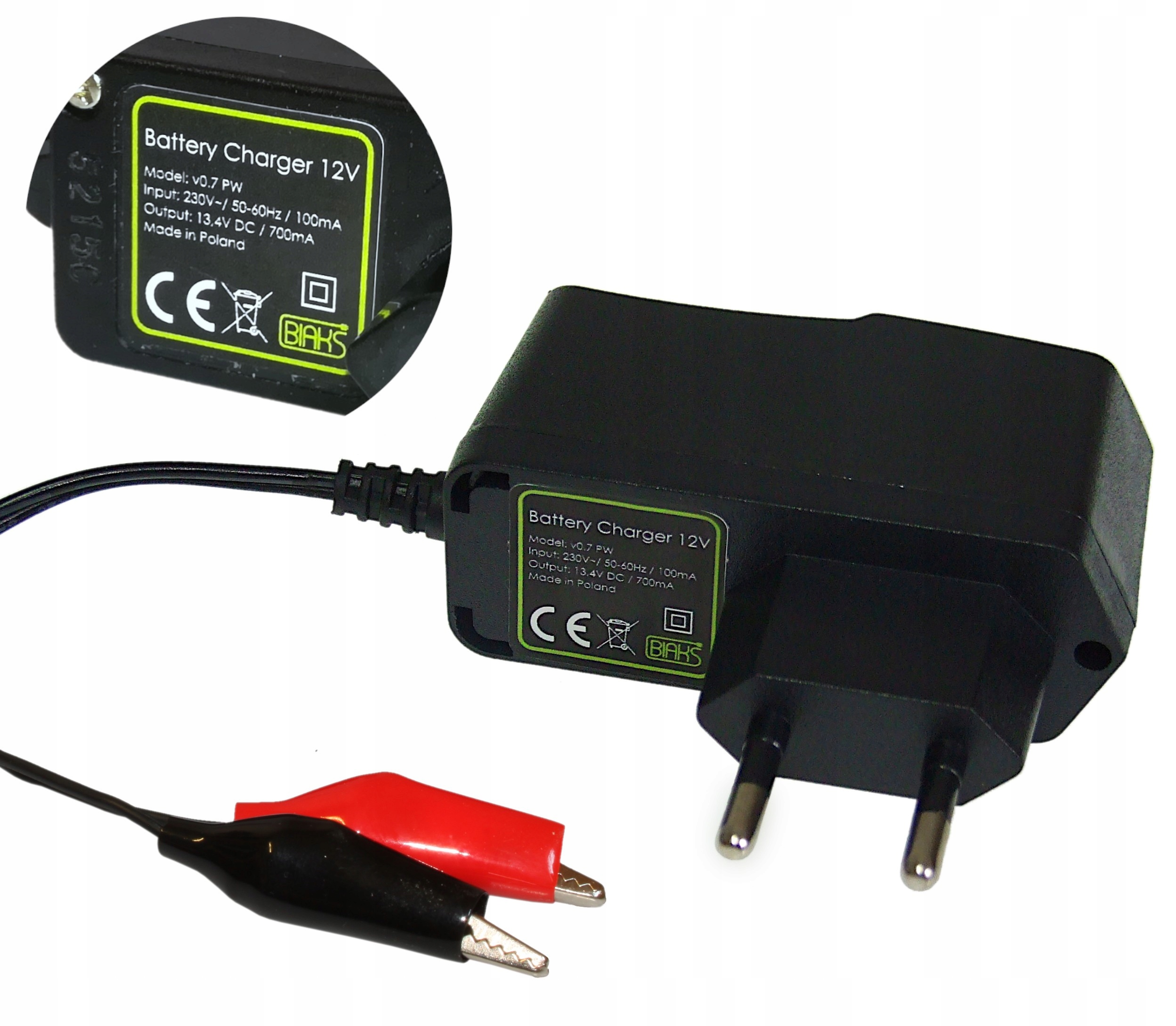 Ładowarka prostownik 12V akumulator żelowy AGM 45