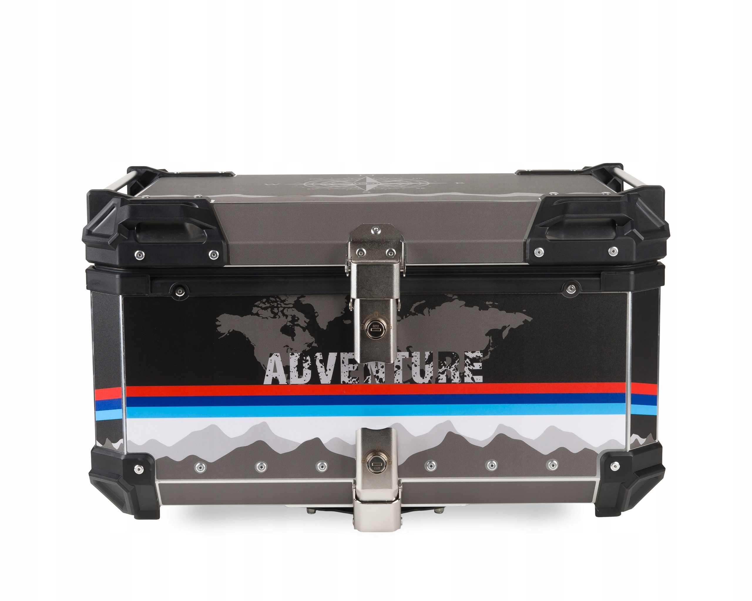 Centrální Motocyklový Kufr Hliníková Deska Kufry Upevnění 65L TopX