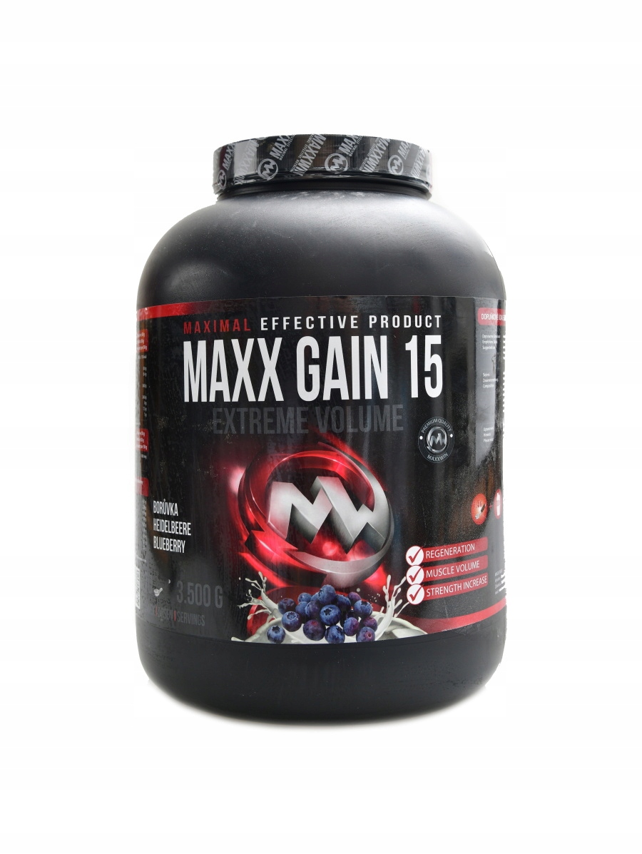 Maxxwin Maxx Gain 15 3500 g borůvka