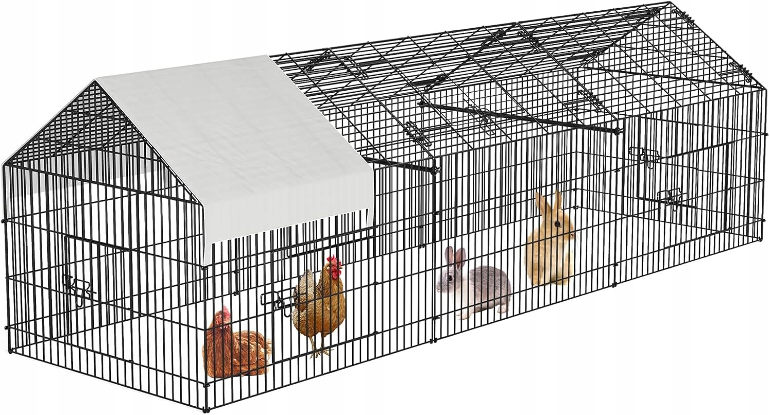 Levně Venkovní výběh 330x102x102 cm pro slepice, králíky a další malá zvířata