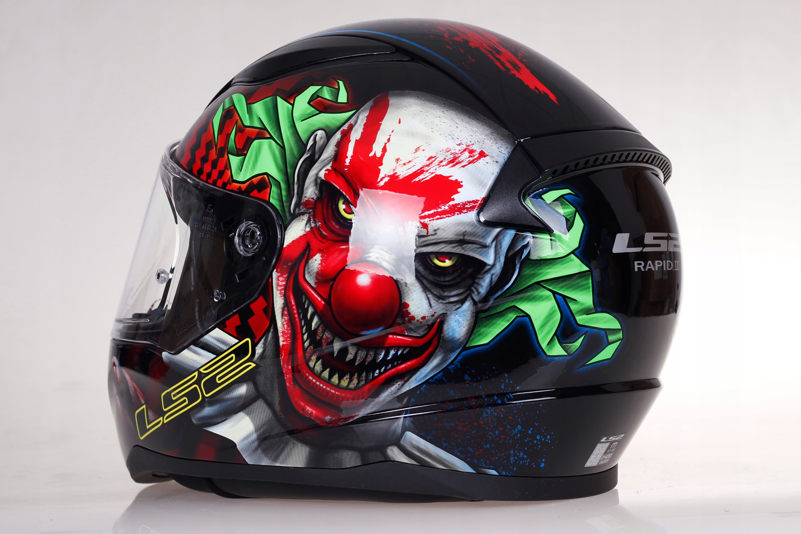 KASK MOTOCYKLOWY LS2 FF353 RAPID II HAPPY DREAMS INTEGRALNY Kolor czarny