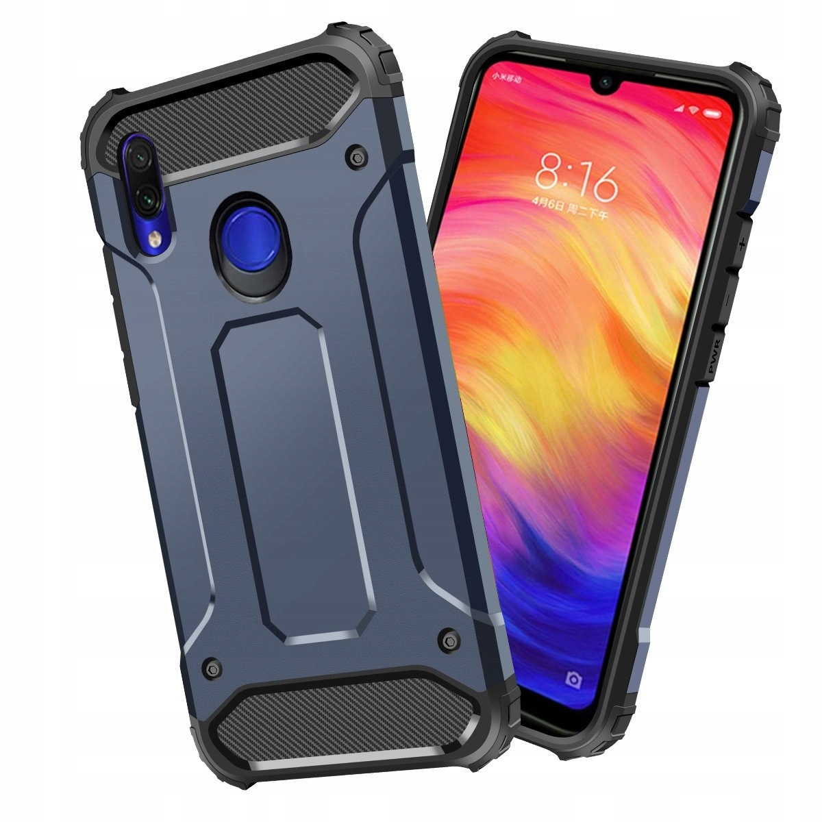 

Etui Pancerne Armor szkło do Xiaomi Redmi Note 7