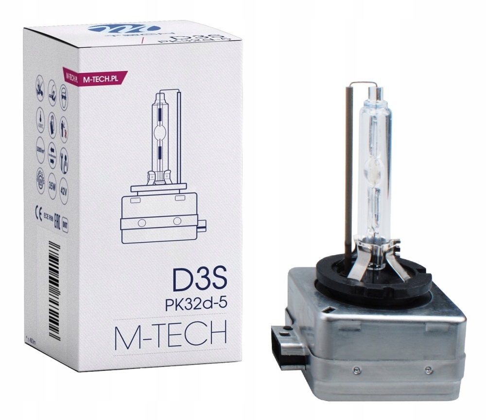 

Xenon D3S 5000K Palnik Ksenon Żarówka M-tech