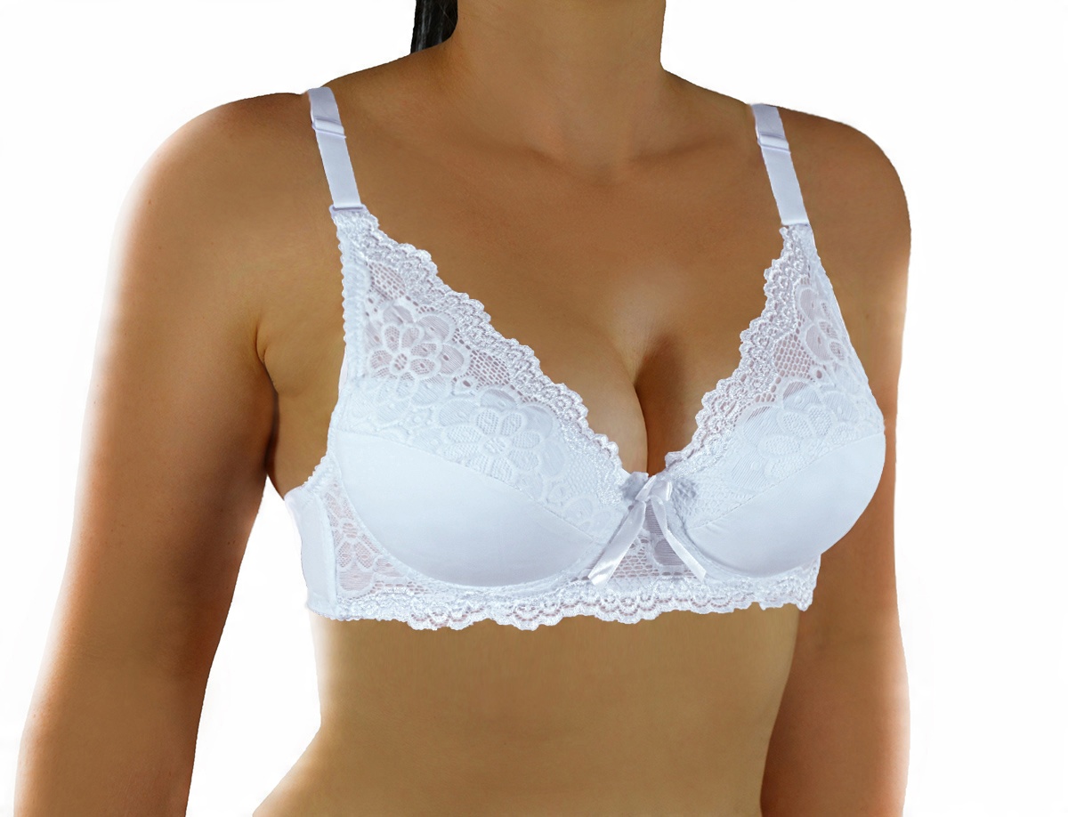 

Biustonosz bralette super Push Up A 65 biały