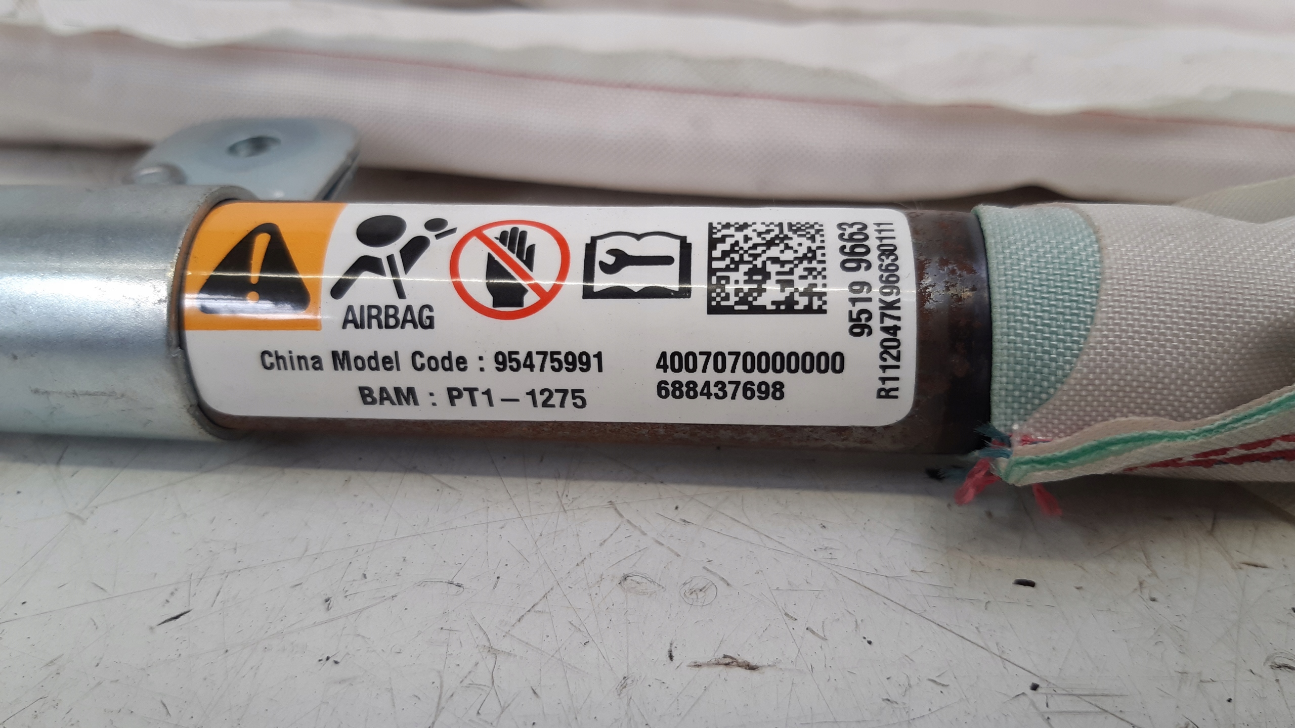 Dachvorhang Airbag links 95475991 Chevrolet Captiva