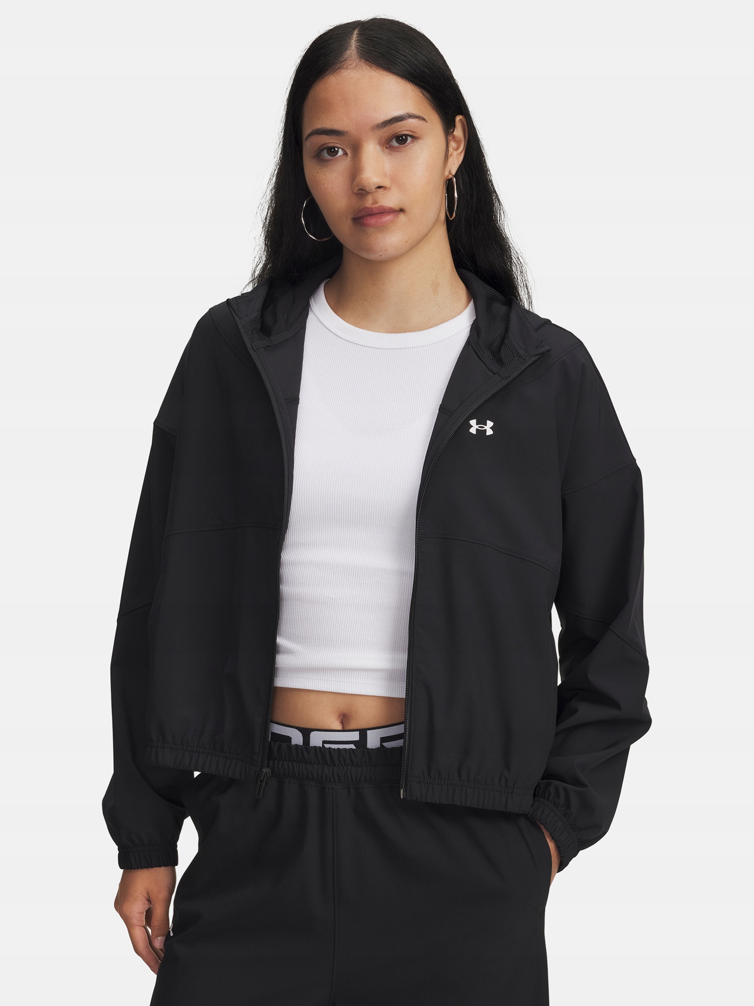 Under Armour Dámská bunda Under Armour Ua Rival Woven Jkt Hd-blk