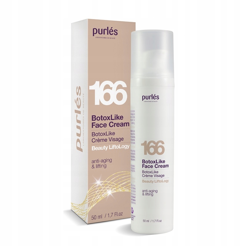 Purles 166 BotoxLike liftingový krém na obličej proti vráskám 50 ml