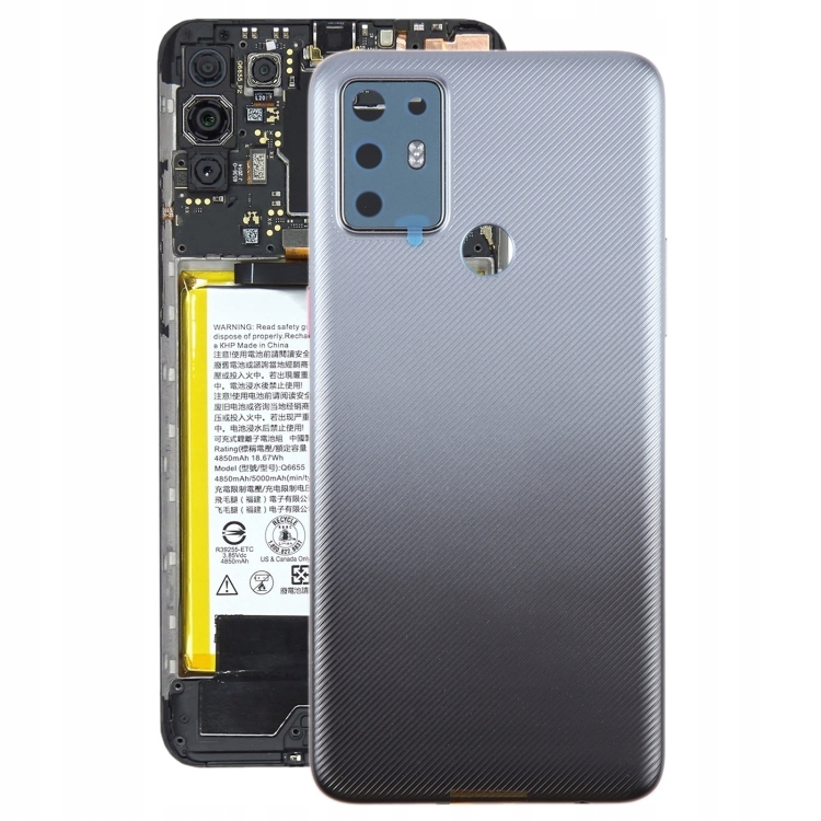 Original Battery Back Cover for HTC Desire 20+ Black
