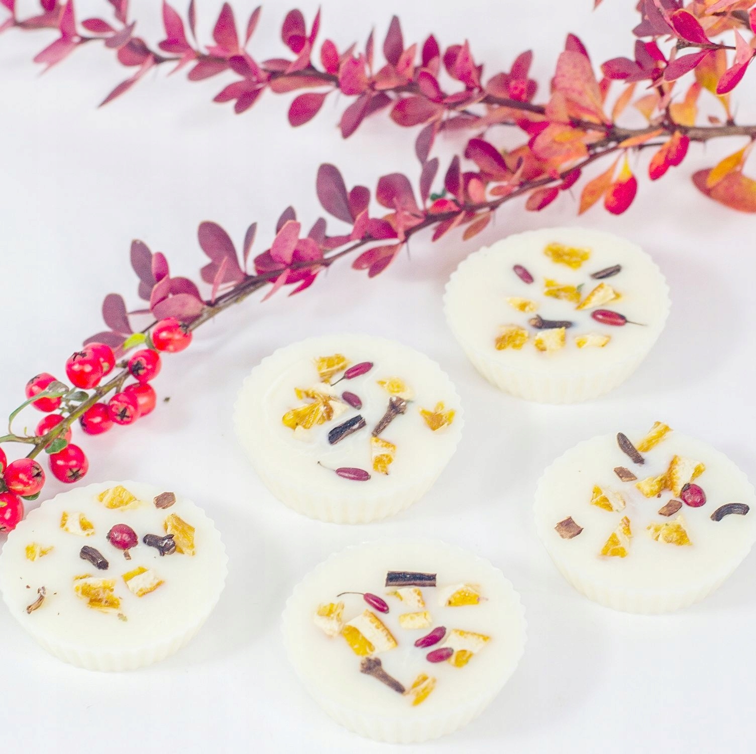 

naturalny wosk sojowy zapachowy do kominka 5 szt