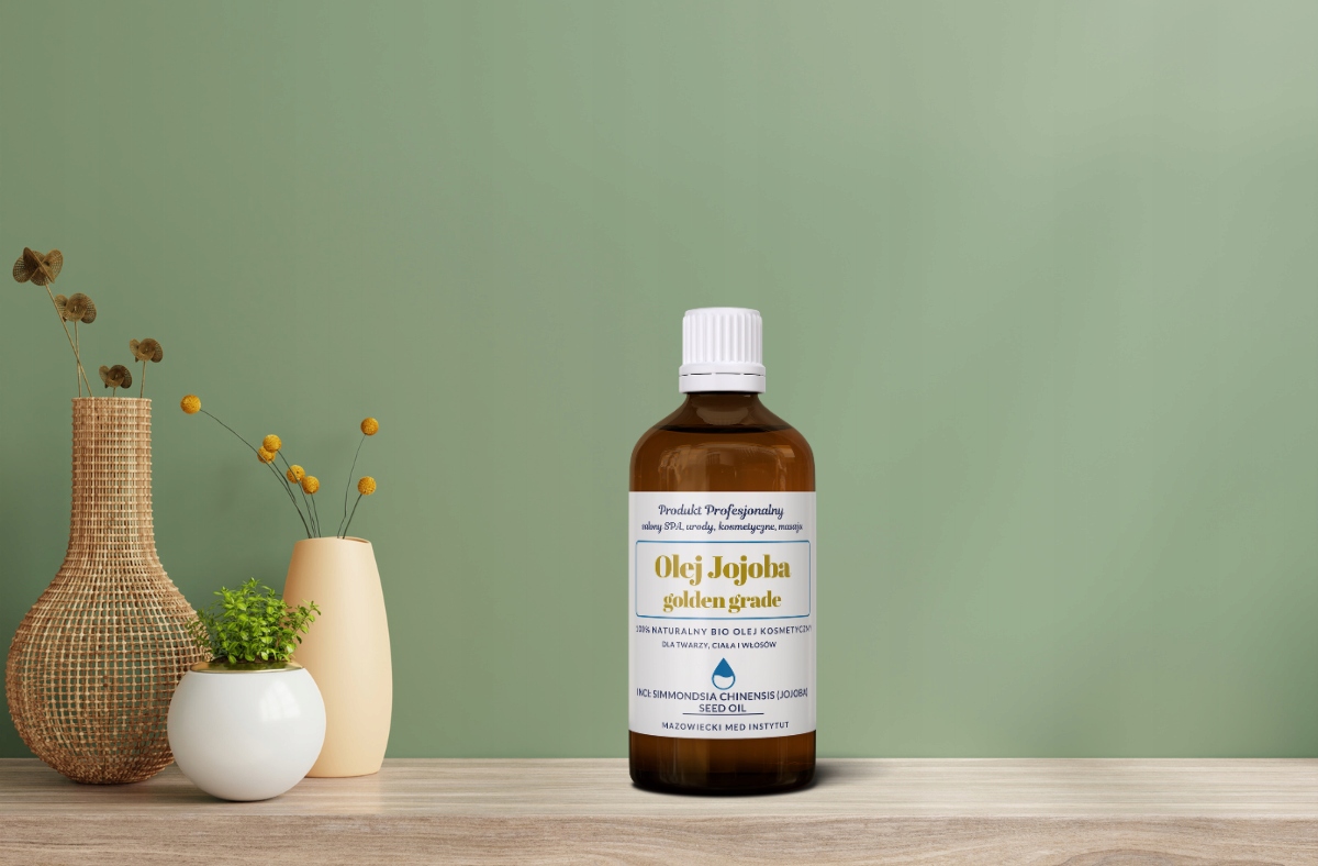 BIO olej JOJOBA zimnotłoczony redukuje zmarszczki Wielkość Produkt pełnowymiarowy