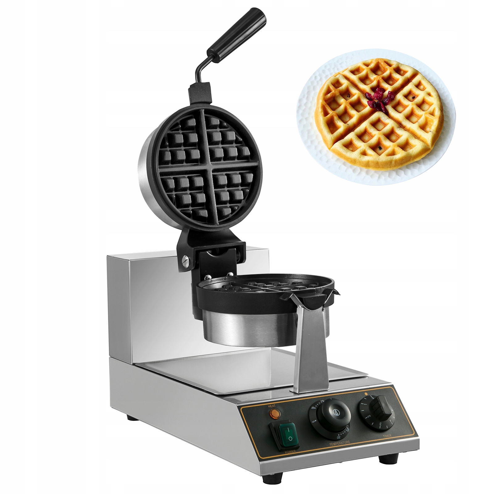 VEVOR Gofrownica Elektryczny 1100W Waffle Baker