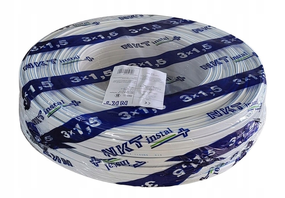 Kábel YDYp 3x1,5 450/750V 100 m Nkt instal+