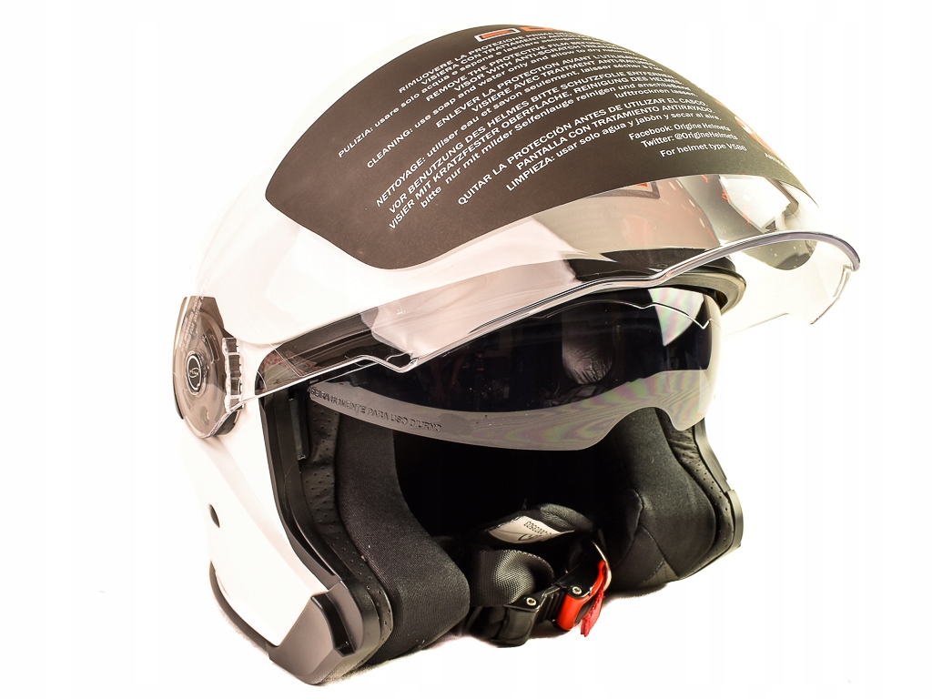 ORIGIN Kask Otwarty Palio INTERCOM BLUETOOTH XL Kolor biały