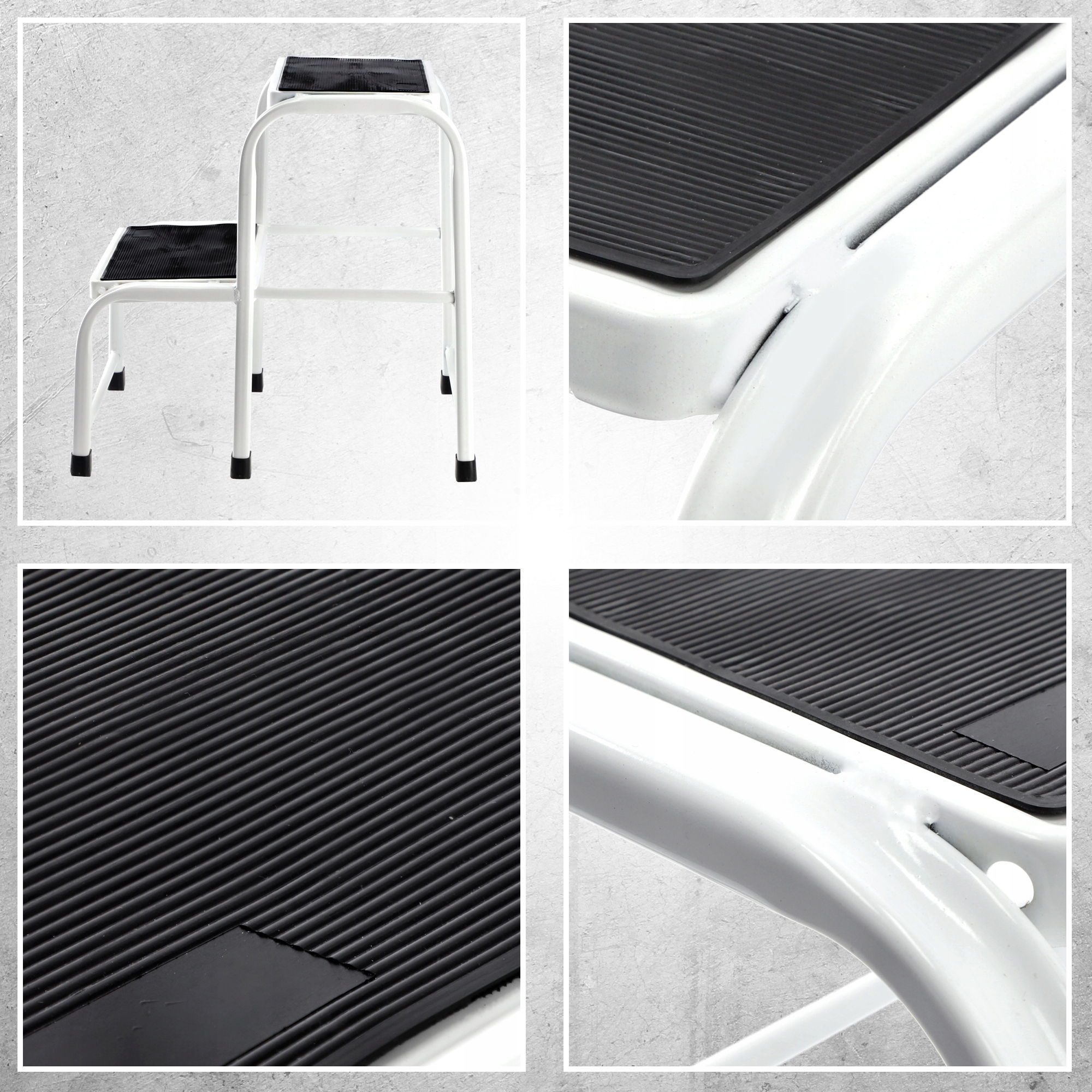 DRABINA DRABINKA STALOWA SCHODKI DOMOWA MOCNA PODEST TABORET 150kg Marka Kadax