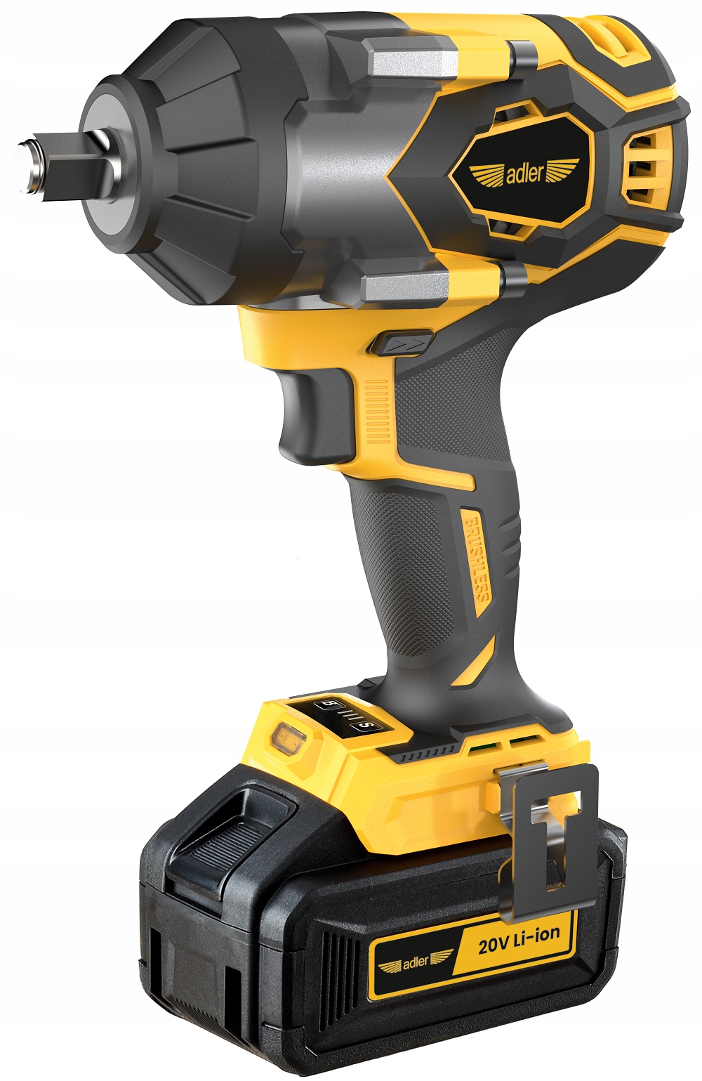 Adler Akumulátorový Rázový Uťahovák AKU-900K 900Nm 1/2" 3410.7