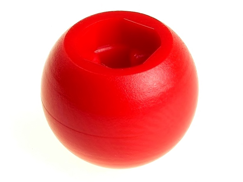 

Lego Łącznik kulka otwór 32474 czerwona
