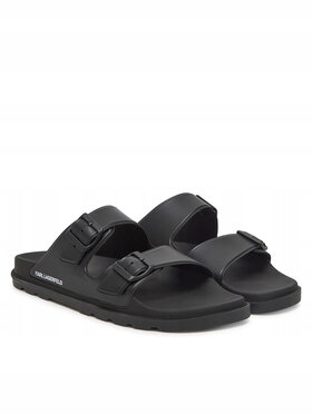 Karl lagerfeld Pánské Nazouváky černé Karl LAGERFELD-KL70975 Black Rubber 41