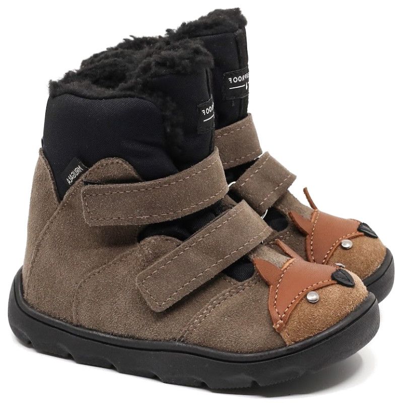 Mrugała Barefoot Heli Fox Grey 7224 kozaki zimowe z membraną Te-por 30