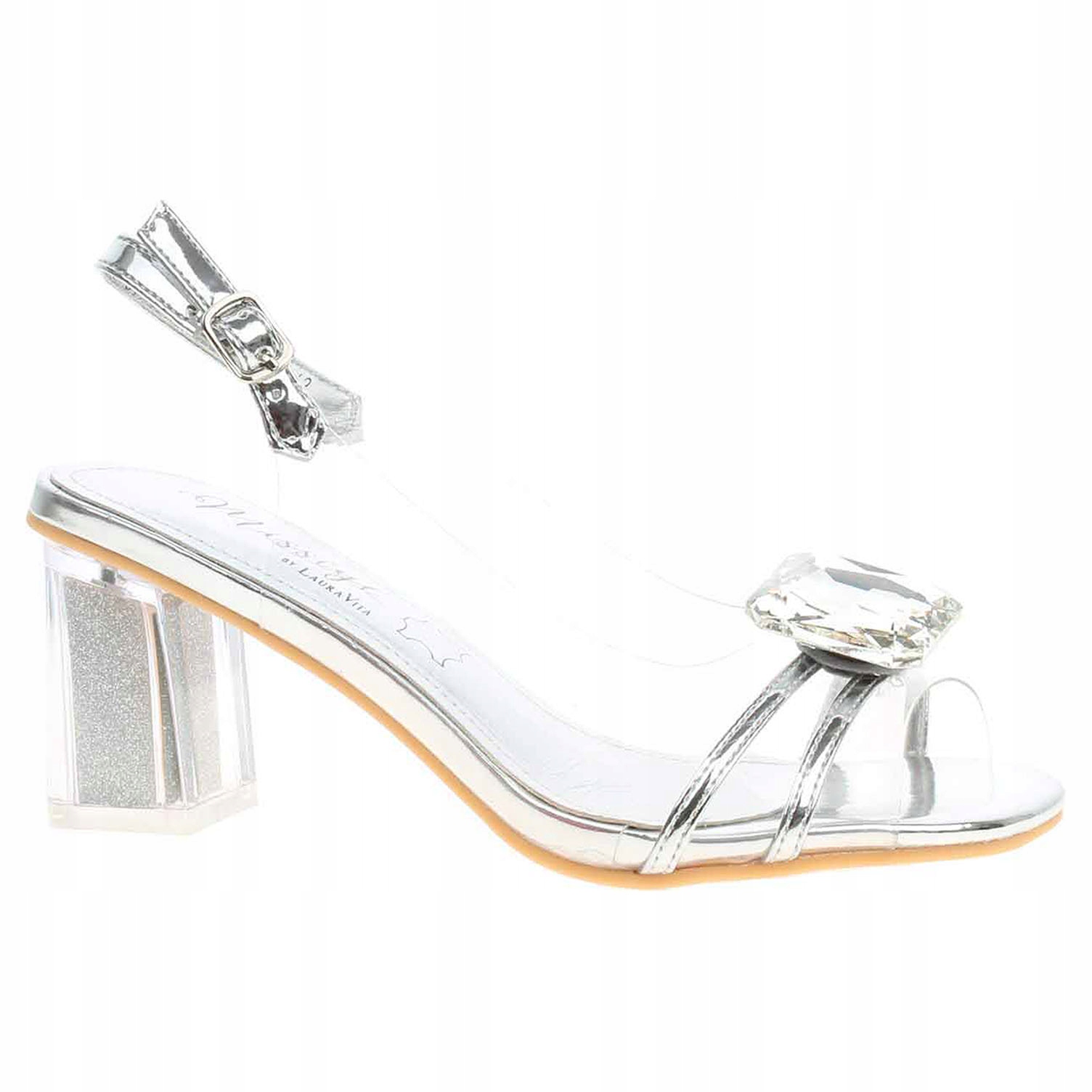 Dámská společenská obuv Laura Vita Matia 07 argent 38