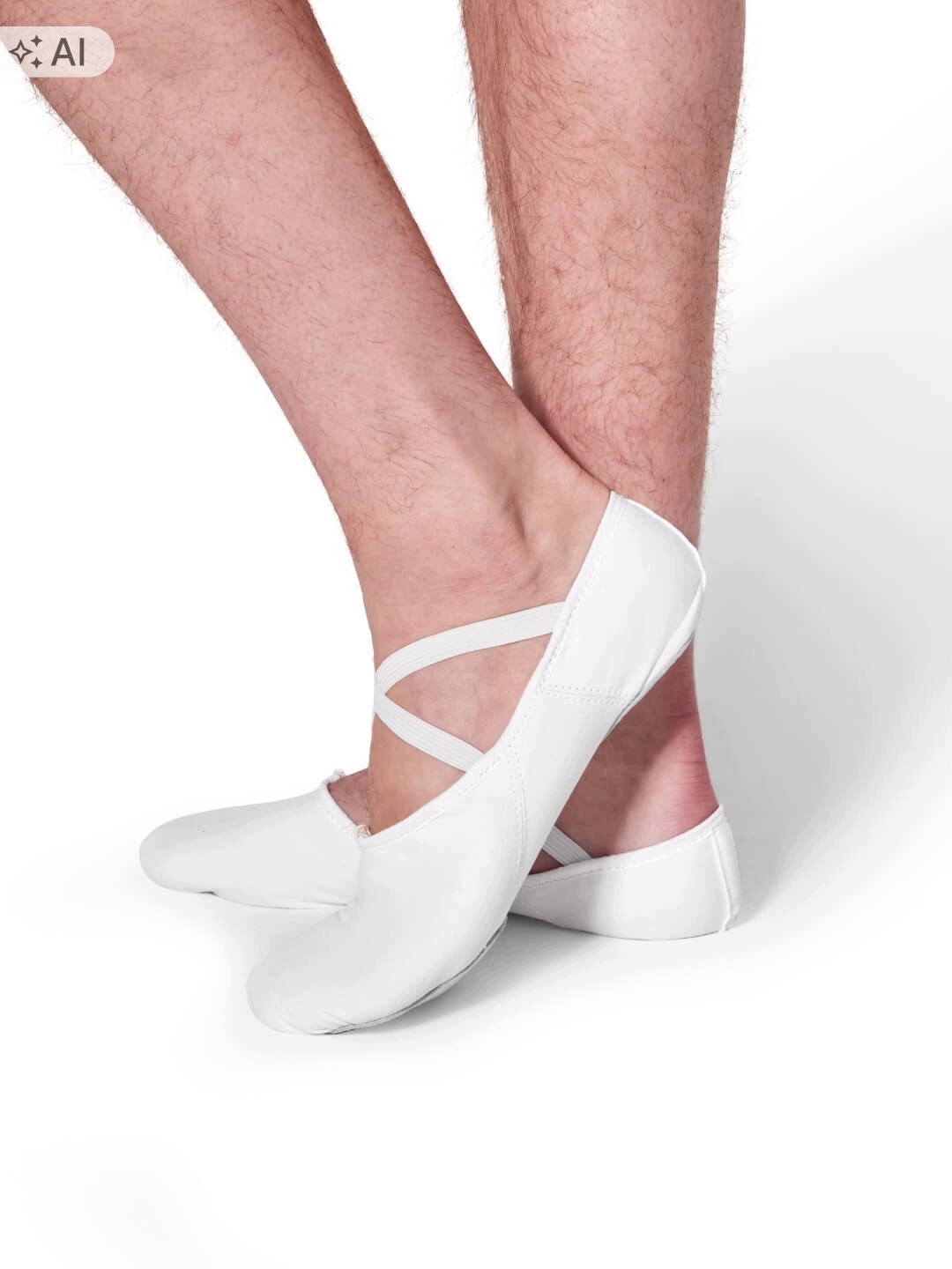 Capezio Białe Praktsise Do Tańca Z Elastycznym Pasem 42 9M 6PA