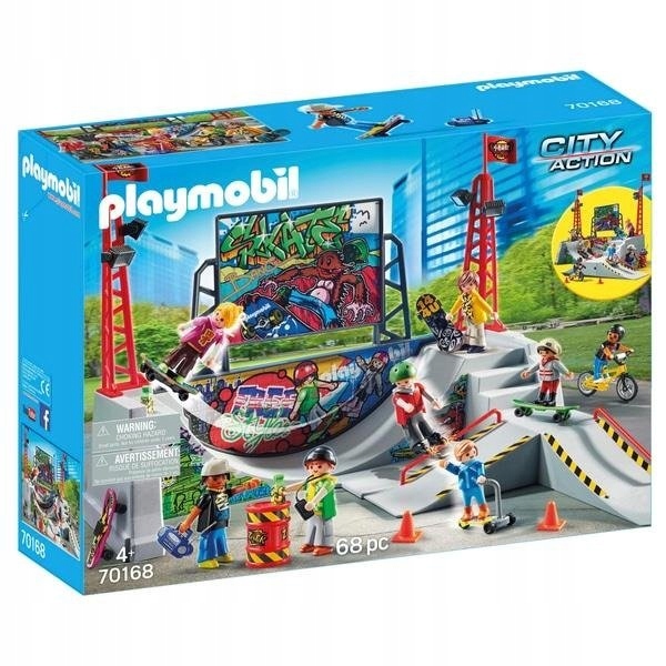 Playmobil City Action 70168 Skaterpark z rampą