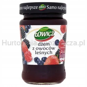 Łowicz Džem z lesních plodů se sníženým obsahem cukrů 280 g