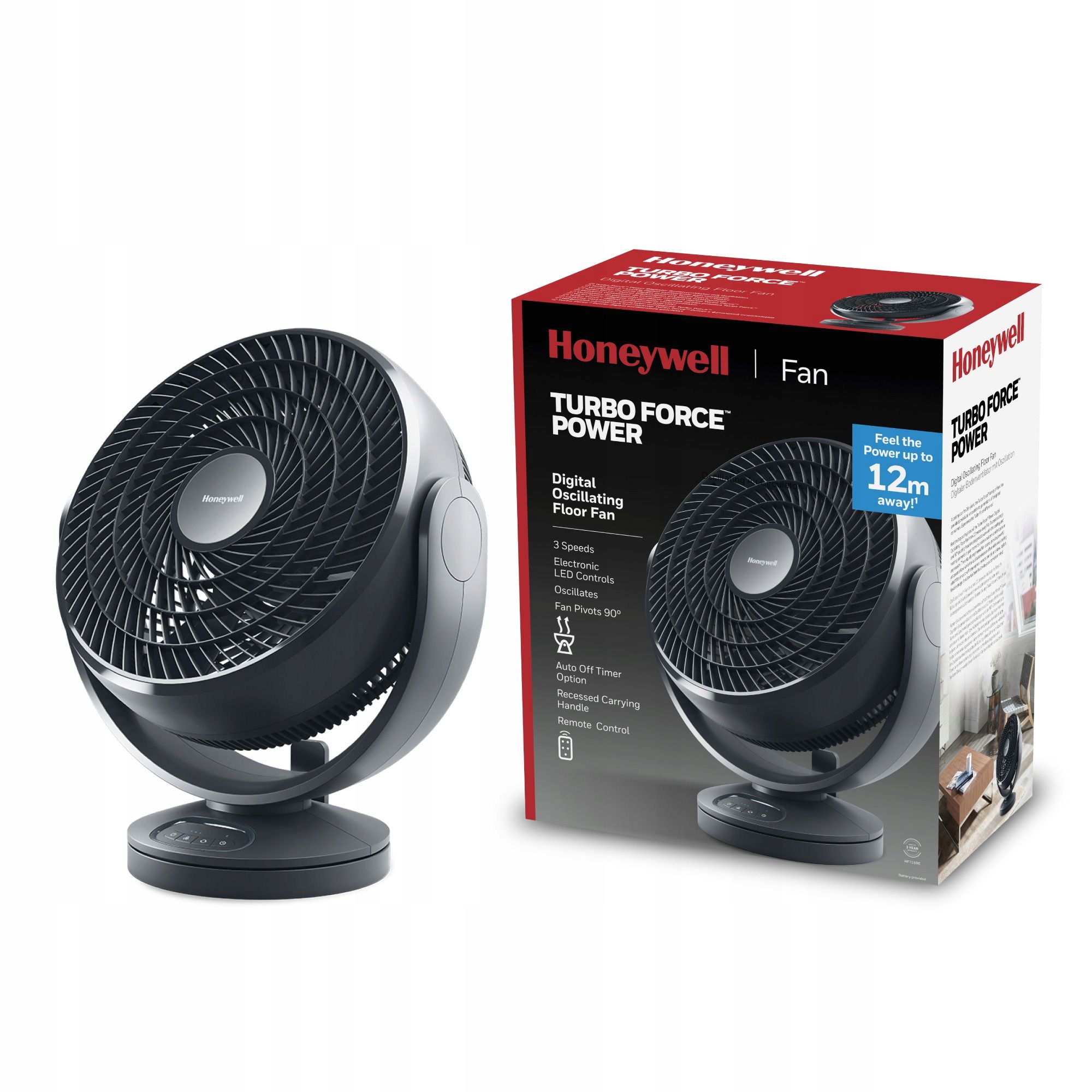 

Wentylator Stojący Wiatrak Cichy Honeywell HF715B