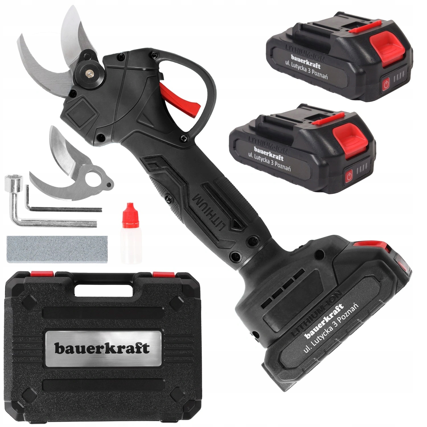 Akumulátorové elektrické nůžky na větve a živé ploty 21V