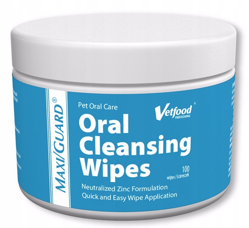 VetFood Maxi/guard Oral Cleansing Wipes 100 ks *