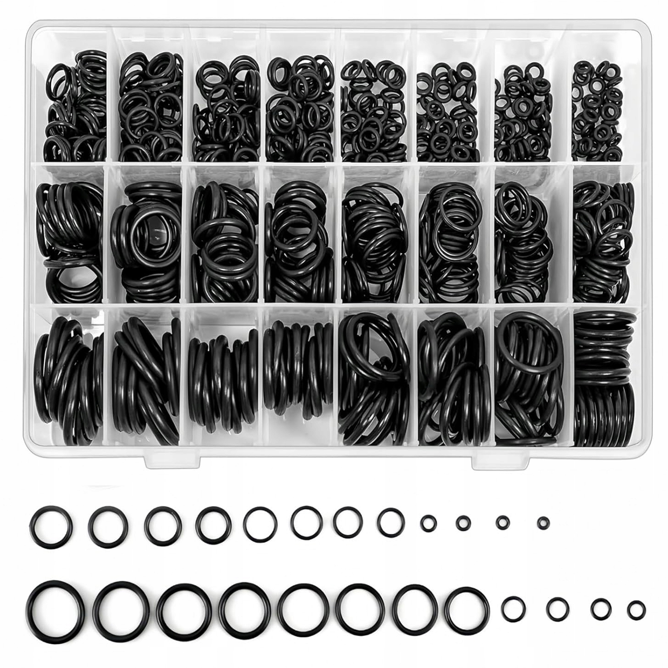 Oring NBR zestaw 740 sztuk w kasecie