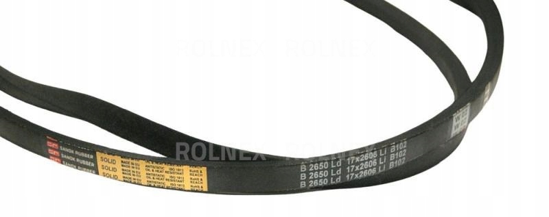 Pásek B 2650 Sanok Žlutý 2650HB_Ž