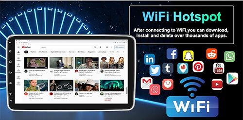 RADIO SAMOCHODOWE 1 DIN 10.1 CALA OBROTOWE ANDROID Rodzaje odtwarzanych nośników USB