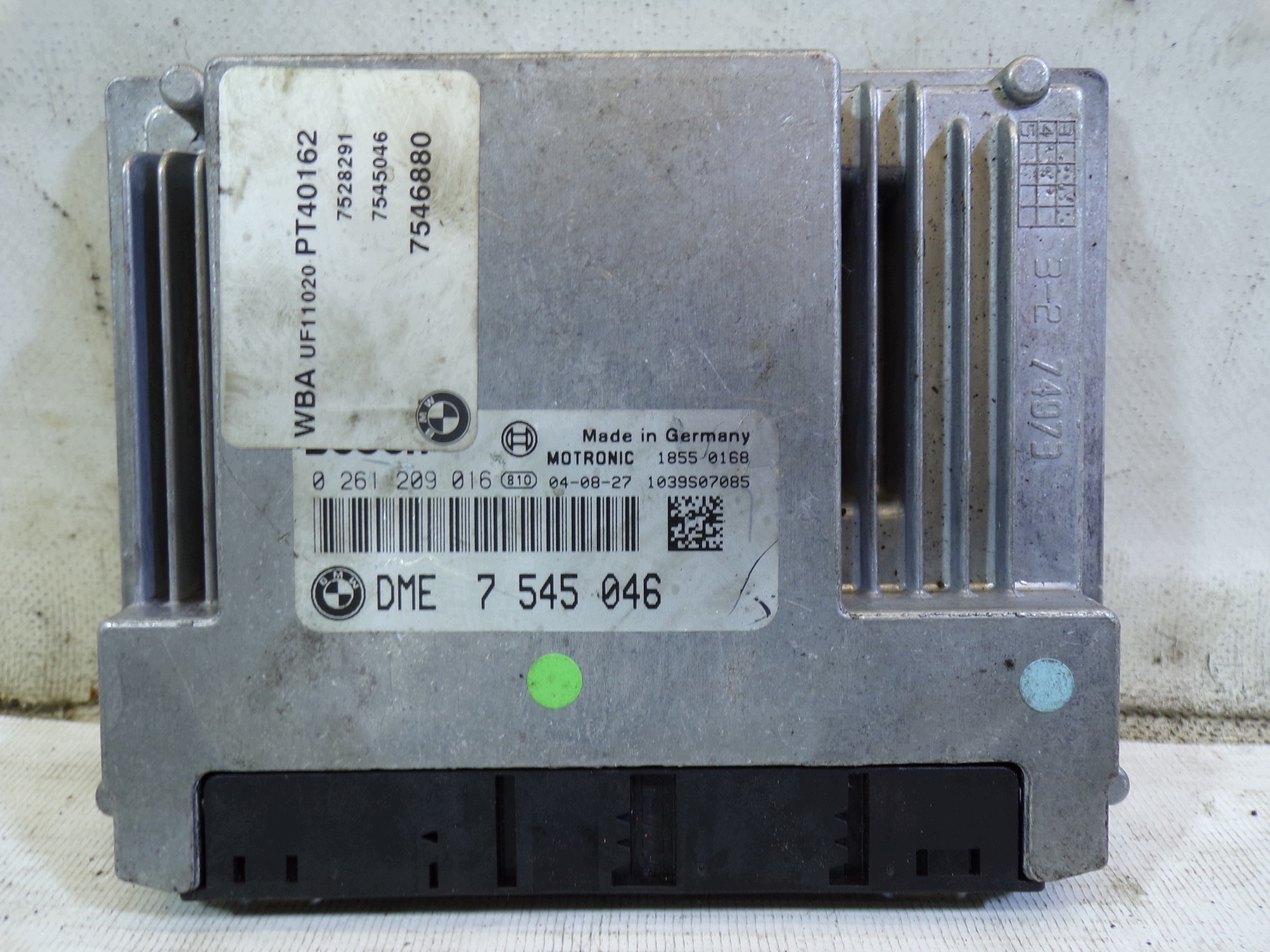 computer control unit of the engine BMW E87 1.6 7545046 / 0261209016