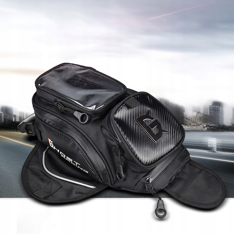 TORBA NA BAK NA MOTOCYKL Z PRZEZROCZYSTYMOKIENKIEM Producent bez marki