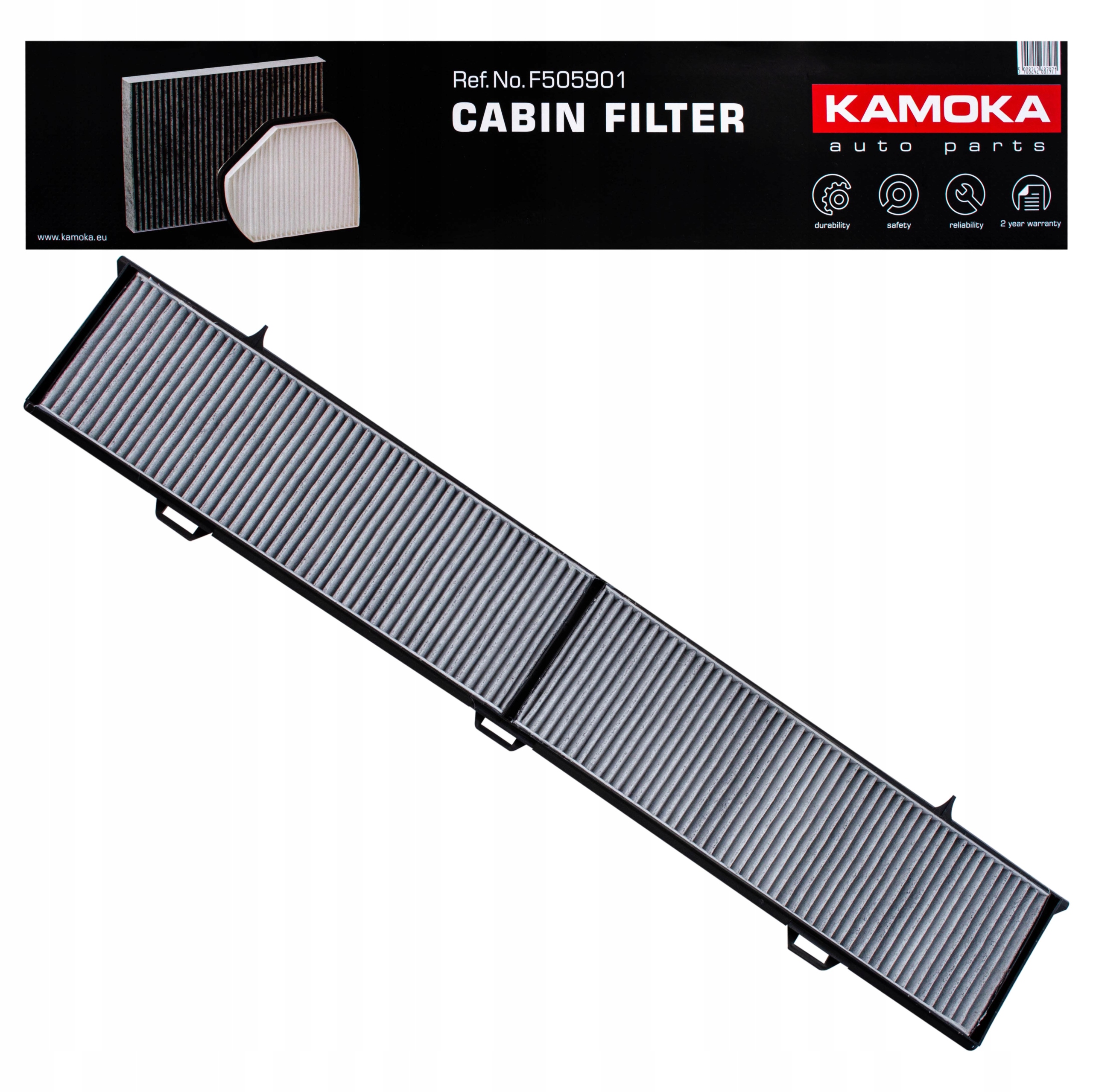 

Filtr kabinowy węglowy Kamoka F505901 CUK8430