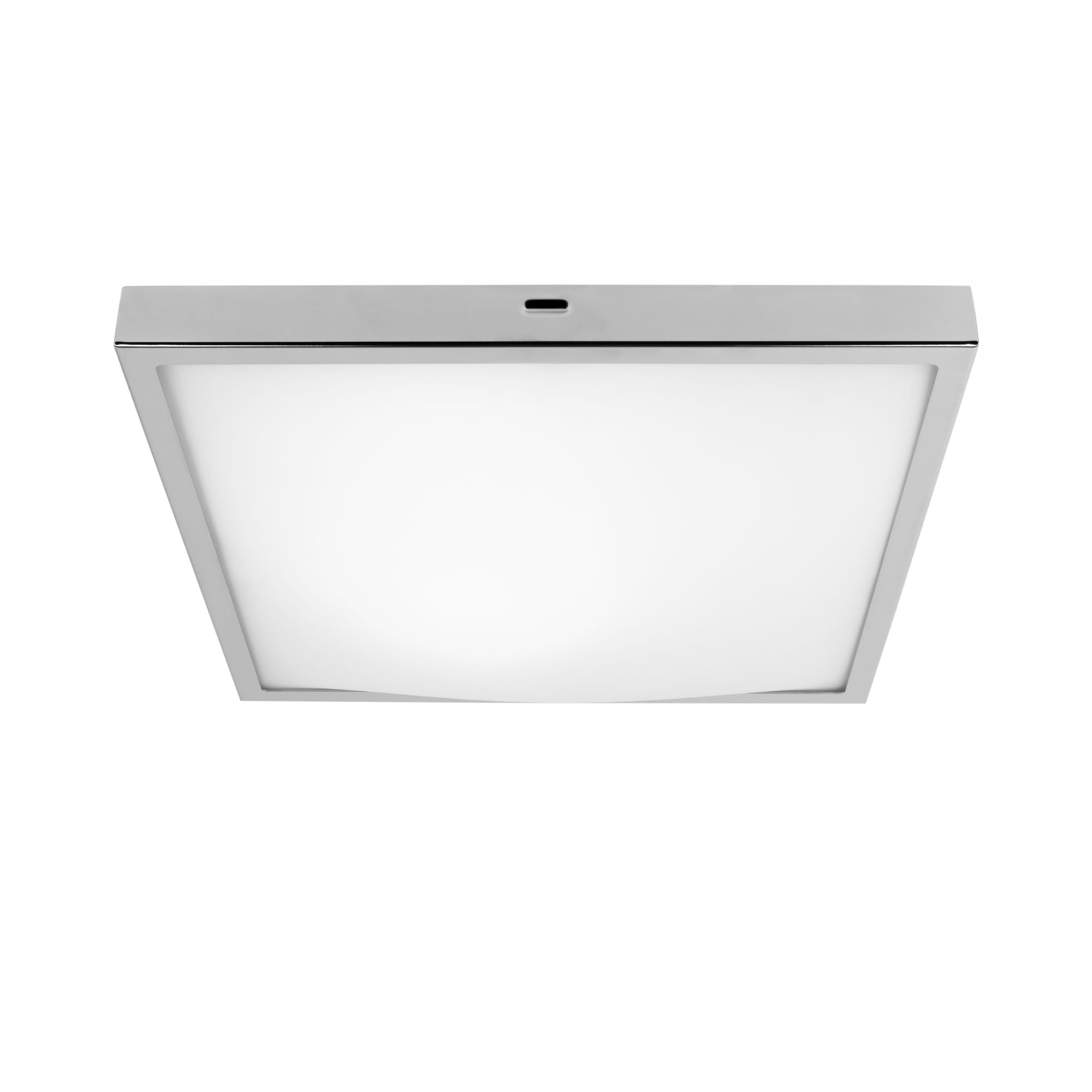 

Do sypialni plafon kwadrat chrom 30 lampa szkło