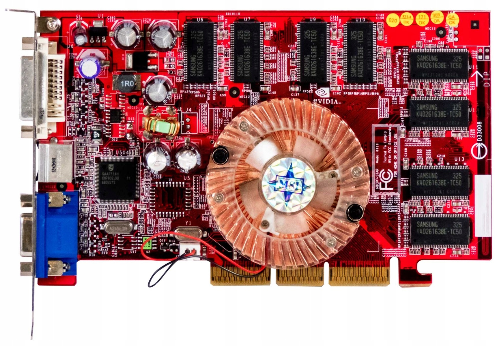 MSI NVIDIA GEFORCE FX 5200 128MB FX5200-VTD128 AGP w Żary - Sklep
